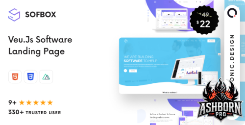 Mais informações sobre "Sofbox - Tech & SaaS Software Landing Page (WordPress)"